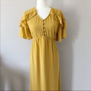 Orange Creek Mustard Yellow Pilgrim Dress